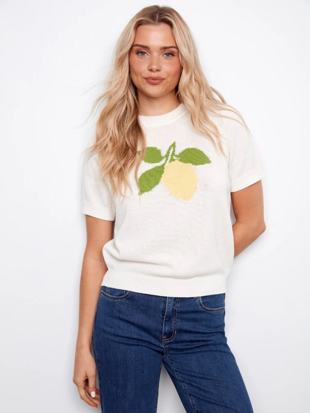 Charlie B LemonDrop Knit Sweater
